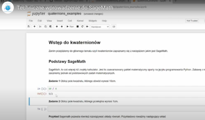 Techniczne wprowadzenie do SageMath